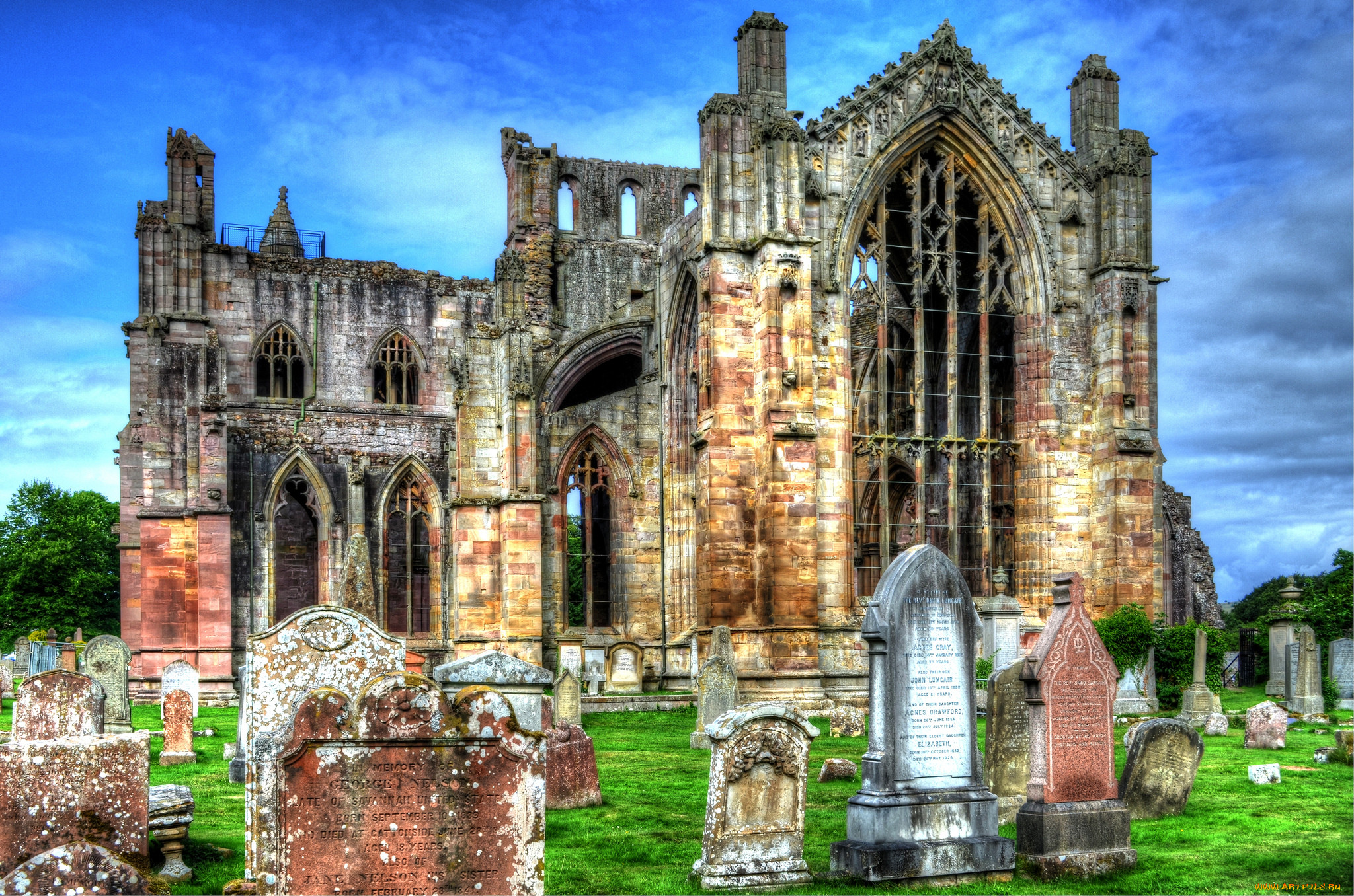 melrose abbey, , -  ,  ,  , , 